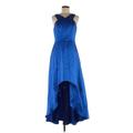 Adrianna Papell Cocktail Dress - High/Low: Blue Dresses - New - Women's Size 8