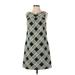 Vineyard Vines Casual Dress - A-Line: Green Print Dresses - Women's Size 4