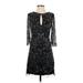 Aidan Mattox Casual Dress: Black Dresses - Women's Size 2