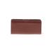 Ted Baker London Leather Wallet: Pebbled Brown Print Bags
