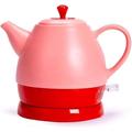 Maxzord Kettle 1.0L Ceramic Tea with Detachable Base and Boil Dry Protection Kicthen Tools Household/Red lofty ambition elegant