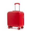 GACHA Premium Travel Suitcase,Lightweight Travel Cabin Bag,Suitcase Mini Trolley Case for Female Students Lightweight,Small Boarding Code Box for Male Students Suitcases,Red,1