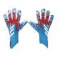 Football Goalkeeper Gloves for Adult Soccer Goalkeeper Kit Premium Goalkeeper Gloves Super Grip & Protection (Color : Blue and white, Size : 7)