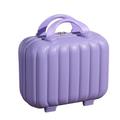 GACHA Hand Luggage Carry On Suitcase,Cosmetic Case,Hand Cabin Luggage Travel Trolley Bag On Wheels,Suitcase Trolley Carry On Hand Cabin Luggage Hard Shell Travel Bag Lightweight,Purple,1