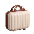 GACHA Hand Luggage Carry On Suitcase,Cosmetic Case,Hand Cabin Luggage Travel Trolley Bag On Wheels,Suitcase Trolley Carry On Hand Cabin Luggage Hard Shell Travel Bag Lightweight,Bronze,2