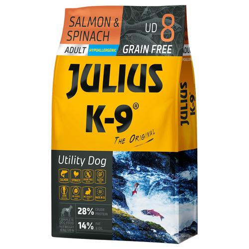 2x 10kg JULIUS K-9 Adult Lachs & Spinat Hundefutter trocken