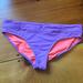 Athleta Swim | Athleta L Purple Shirred Swim Bottoms Lined | Color: Purple | Size: L