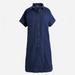 J. Crew Dresses | J. Crew Relaxed Fit Baird Mcnutt Irish Linen Shirtdress | Color: Blue | Size: Xxs