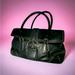 Coach Bags | Coach Black Leather Soho Hamptons Double Handles Flap Tote Shoulder Handbag | Color: Black | Size: Os