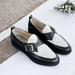 Michael Kors Shoes | Michael Kors Dakota Tuxedo Studded Leather Loafers Women's Size 8.5 Black White | Color: Black/White | Size: 8.5