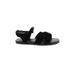 H&M Sandals: Black Solid Shoes - Kids Girl's Size 10 1/2
