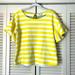 Anthropologie Tops | Anthropologie 9-H15 Scl Yellow / White Stripe Shirt | Color: White/Yellow | Size: S