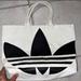 Adidas Bags | Beautiful Used Adidas Trefoil Tote Bag. | Color: Black/White | Size: Os