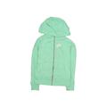 Nike Jacket: Green Solid Jackets & Outerwear - Kids Girl's Size Small