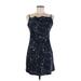 Urban Outfitters Cocktail Dress - Mini: Blue Solid Dresses - Women's Size Medium