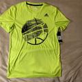 Adidas Shirts & Tops | Adidas Tshirt | Color: Green/Yellow | Size: 14b