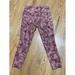 Athleta Pants & Jumpsuits | Athleta Salutation Stash Pocket 2 Printed 7/8- Pink, Mauve- Women's Size Medium | Color: Pink | Size: M