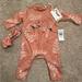 Jessica Simpson One Pieces | Baby Girl 3-6 Months Romper | Color: Pink | Size: 3-6mb