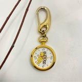 Disney Accessories | Disney Vintage Winnie The Pooh Gold-Tone Clip-On Pendant Pocket Watch | Color: Gold | Size: Os