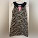 Lilly Pulitzer Dresses | Lilly Pulitzer Spot On Leopard Print Brielle Dress, Size 6 | Color: Black/Cream | Size: 6