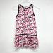 Kate Spade Dresses | Kate Spade Kids Girls Floral Sleeveless Mini Dress Size 10 | Color: Black/Pink | Size: 10g