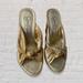 Jessica Simpson Shoes | Jessica Simpson Gold Platform Wedges | Color: Gold | Size: 7