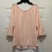 Michael Kors Tops | 3/$25 Michael Kors Size Medium Peach Floral Top | Color: Pink | Size: M