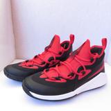 Nike Shoes | Kids Nike Future Court 2 Gs Sneaker Red Black Kids Size 4 | Color: Black/Red | Size: 4b
