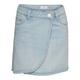 VERO MODA GIRL - Jeans-Rock Vmbetty Short Wrap In Light Blue Denim, Gr.128