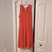 Lularoe Dresses | Lularoe Coral Nicki Dress Euc | Color: Orange/Pink | Size: L