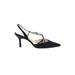 Nina Heels: Pumps Stilleto Chic Black Solid Shoes - Women's Size 8 - Pointed Toe