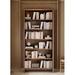 STAR BANNER Black Walnut Household Floor-to-ceiling Bookcase L Bookcase Wood in Black/Brown | 82.68 H x 12.61 W x 35.43 D in | Wayfair