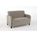 Lesro Siena Lounge Reception Loveseat Manufactured Wood in Brown | Wayfair SN1501.FCH-01PPBO