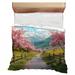 VisionBedding Cherry Blossoms Bedding Nature Duvet Cover Spring Season | King Duvet Cover | Wayfair VB-DC3-129-94201-11757