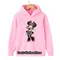 Cartoon Minnie Mouse Print felpe abbigliamento per bambini felpa ragazze bambini cotone manica lunga