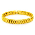 Bracciale in oro donna 9999 bracciale in oro reale perline di transito bracciale in oro reale
