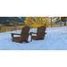 Rosecliff Heights HDPE Plastic/Resin Folding Lightweight Adirondack Chair in Brown | Wayfair EC26C87889F340A492A654E9A37806B0