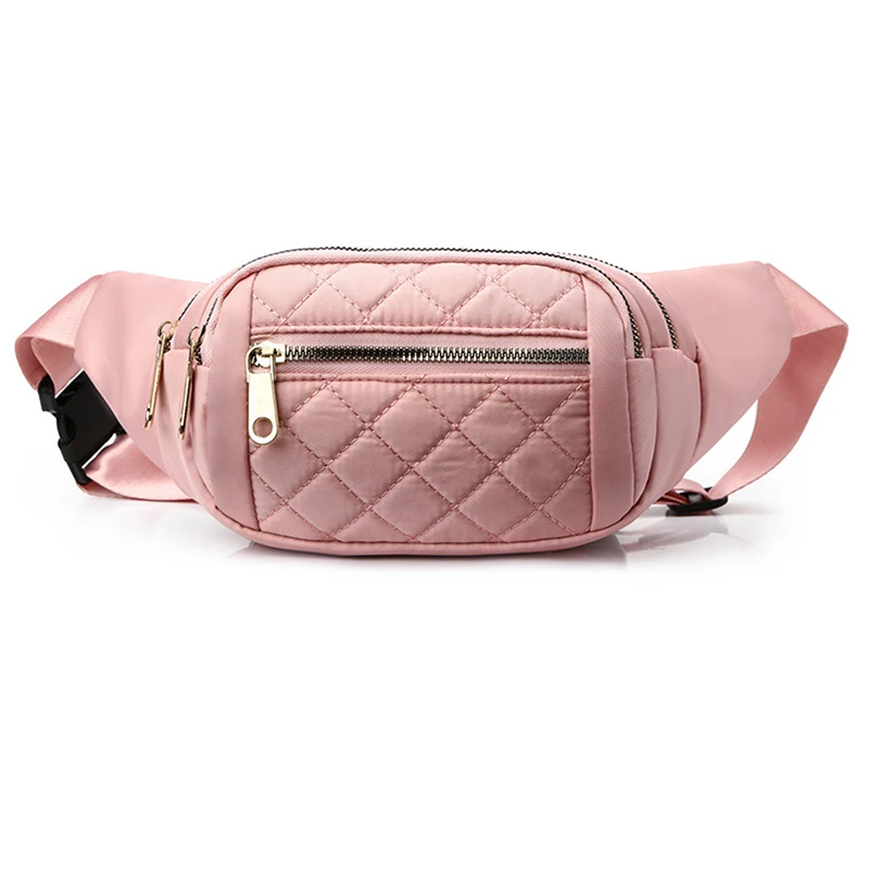Femmes Plaid taille sac femme Oxford étanche ceinture sacs concepteur bandoulière poitrine sac dames mode Fanny Pack banane hanche sac à main