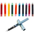 10 Colors/Box Ink Sac Ink Cartridge Set For 3.4mm Fountain Pen Disposable Ink Refills Colored