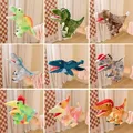 Stuffed Plush Dinosaur Toys Hand Finger Story Puppet Kawaii Dolls Educational Baby Toys