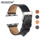 Genuine Calfskin Leather Strap for Apple Watch Ultra 8 7 6 SE 5 4 3 2 1 Casual Watchband 49 45 44 42