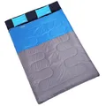 Desert Fox Double Sleeping Bags Portable Camping Sleeping Bag for Couples Attach 2 Pillows