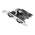 PCIE 2 Port Serial Expansion Card PCI for EXPRESS PCI-E to Industrial DB9 x2 Serial RS232 COM Port