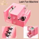 Pink Lash Fan Machine Maker Volume Lashes Fan Separator White Root Splitter Machine With Acrylic