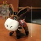 50PCS Gray Donkey Plush Keychain