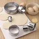 Stainless Steel Biscuit Mould 12 Piece Set Round Cake Mousse Dough Cut Bread Cut Baking Press