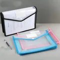 A4 A3 Document Bag Plastic Envelope Bag Large Capacity Document Organizer Pvc Waterproof Stationery