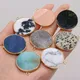 Natural Stone Pendants Gold plated Lapis Lazuli Amazonite for Jewelry Making Diy Women Necklace