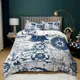 Nautical Bedding Set Full Size Sailing Anchor Bed for Boys Teens Ocea Comforter Cover Soft Duvet