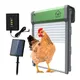 Solar Powered Chicken Door Photoelectric Timing Remote Control Intelligent Pets Cages Automatic Roll